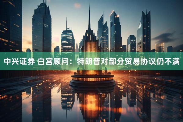 中兴证券 白宫顾问：特朗普对部分贸易协议仍不满