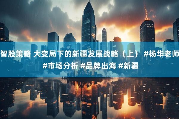 智股策略 大变局下的新疆发展战略（上） #杨华老师 #市场分析 #品牌出海 #新疆