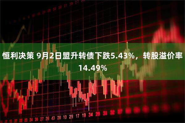 恒利决策 9月2日盟升转债下跌5.43%，转股溢价率14.49%